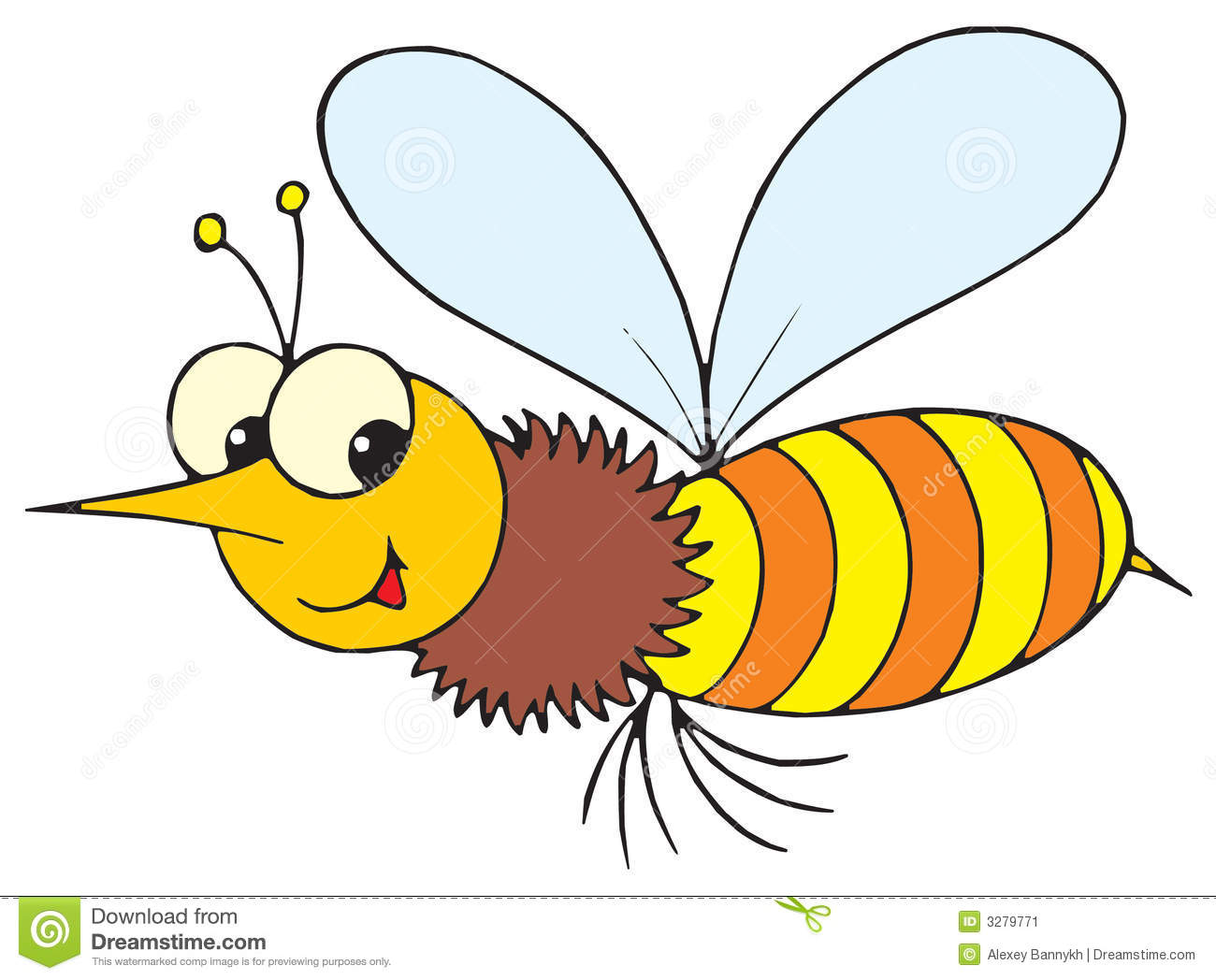 Stock Image  Wasp  Vector Clip Art