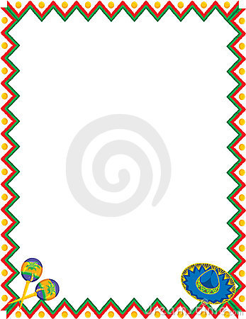 Stock Photography  Mexican Themed Border  Image  8588252