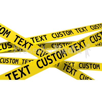 Custom Wall Of Crime Scene Tape   Signs And Symbols   Great Clipart