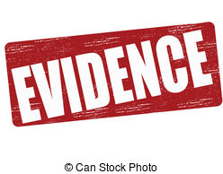 Evidence   Stamp With Word Evidence Inside Vector