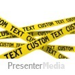 Id  13265   Custom Wall Of Crime Scene Tape   Presentation Clipart
