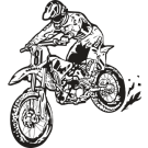 Motocross Clipart   Sports Clipart