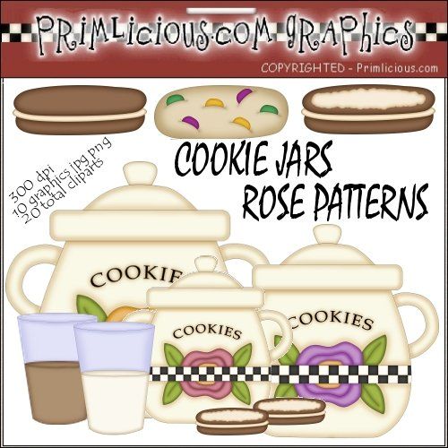 Sets   Primlicious Graphics   Cute Cookie Jar Clipart Collection One