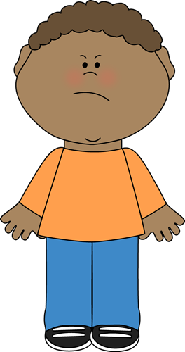 Angry Boy Clip Art Image   Little Boy Wearing A Long Sleeve Shirt And