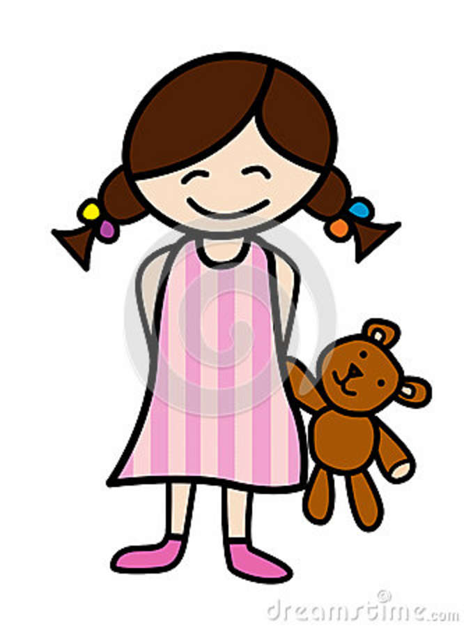 Girl Putting On Pajamas   Clipart Panda   Free Clipart Images