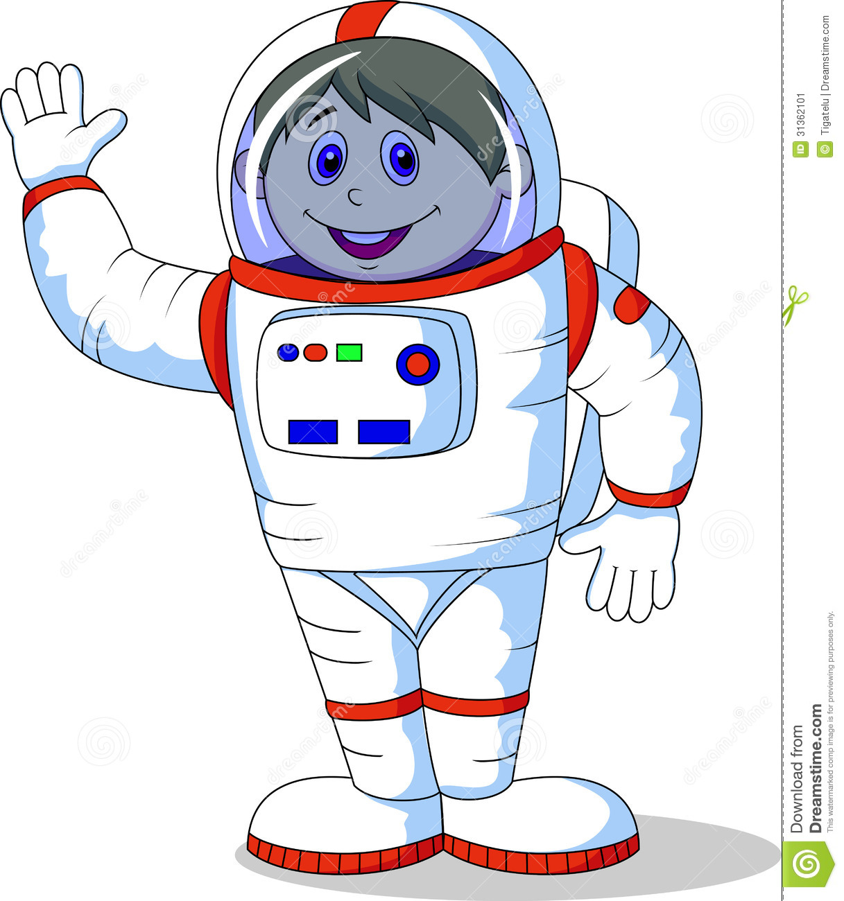 Kid Astronaut Clipart Cute Astronaut Cartoon