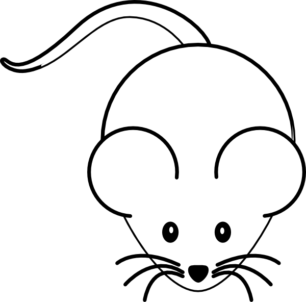 Black And White Mouse Clip Art At Clker Com   Vector Clip Art Online