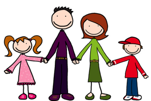 Cartoon Family Holding Hands   Free Images At Clker Com   Vector Clip