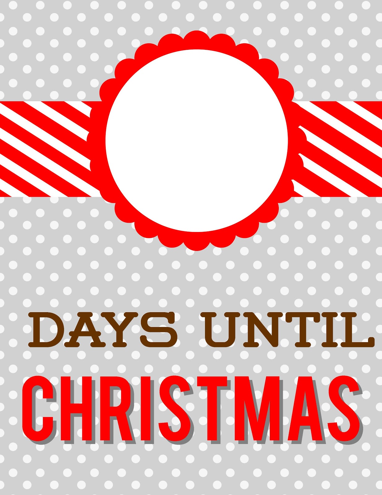 Detail Oriented Diva   Days Until Christmas Dry Erase Countdown