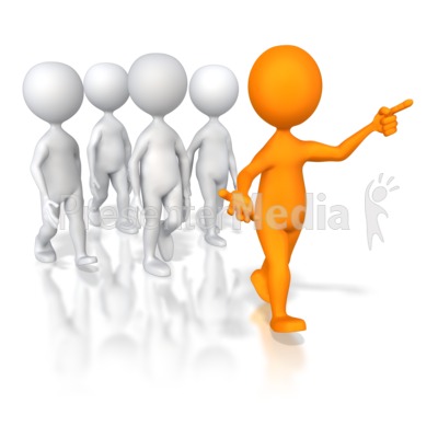 Group Leader   3d Figures   Great Clipart For Presentations   Www