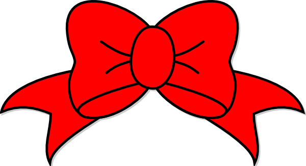 Red Bow Clip Art At Clker Com   Vector Clip Art Online Royalty Free