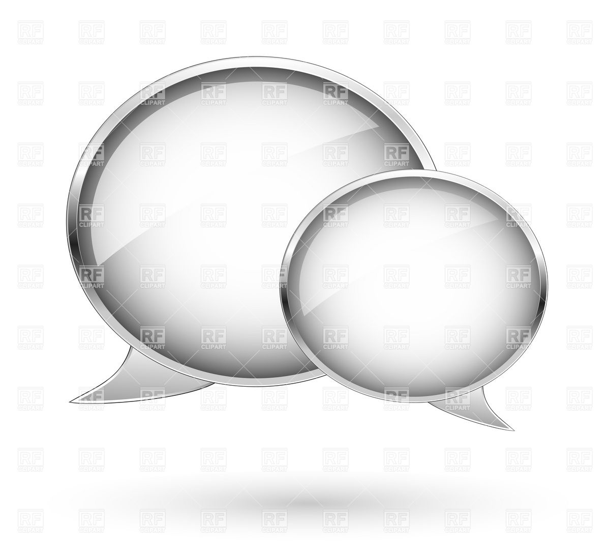Dialogue Bubbles Download Royalty Free Vector Clipart  Eps