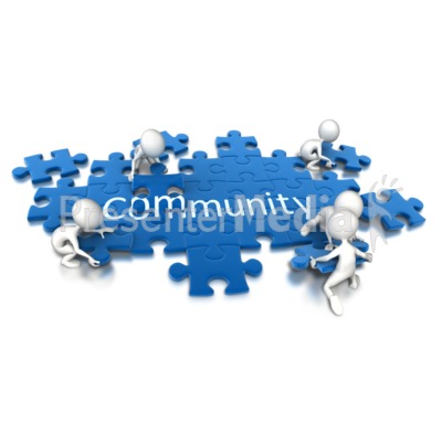 Puzzle Pieces Community Teamwork Powerpoint Clip Art