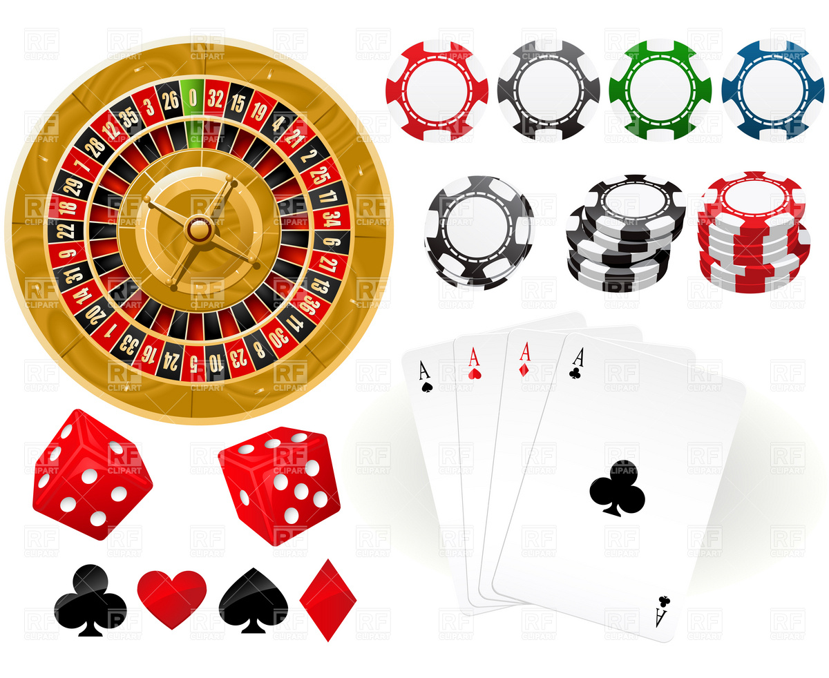 And Gambling Chips 4791 Download Royalty Free Vector Clipart  Eps