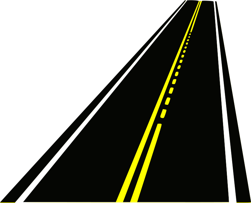 Curved Road Clipart