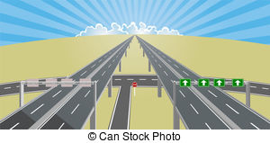 Highway Heaven Vector Clipart And Illustrations