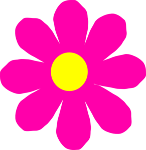 Pretty Pink Flower Clip Art At Clker Com   Vector Clip Art Online