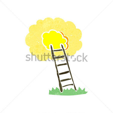 Source File Browse   Religion   Retro Cartoon Ladder To Heaven
