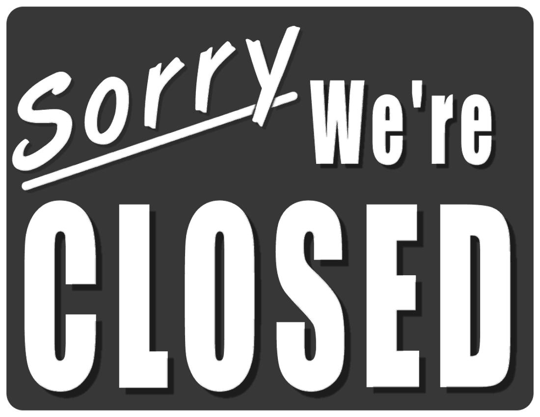 Business Closed Sign Page   Http   Www Wpclipart Com Page Frames Full