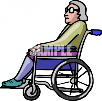 Clipart Illustrations   Graphics   Wheelchair Elderly 118116 Tnb Png