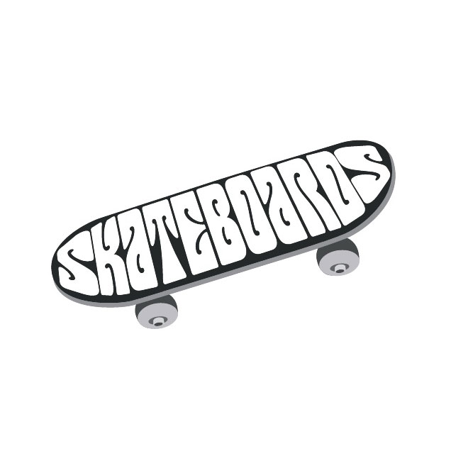 Skateboard Vector Clip Art 8434 Jpg