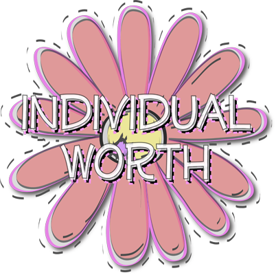 Individual Worth Flower Red Lds Yw Young Women Value 402x400 Png