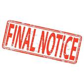 Final Notice Stamp   Clipart Graphic