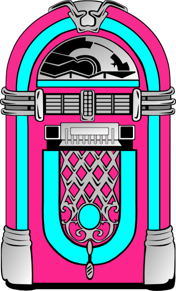 Pink And Blue Jukebox 2 Clip Art At Clker Com   Vector Clip Art Online