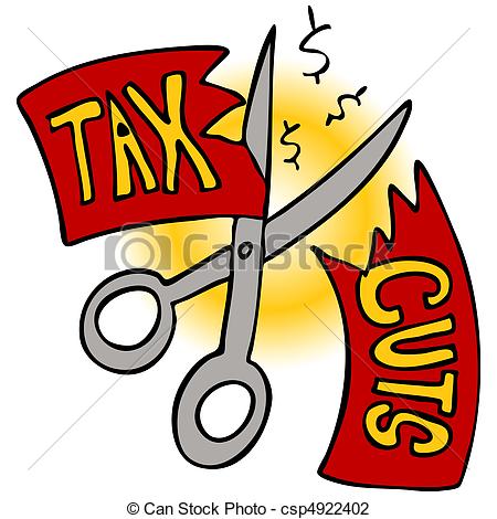 Tax Cuts   Tax Cuts Clip Art