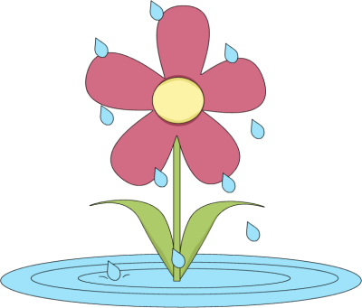 April Showers May Flowers Clipart