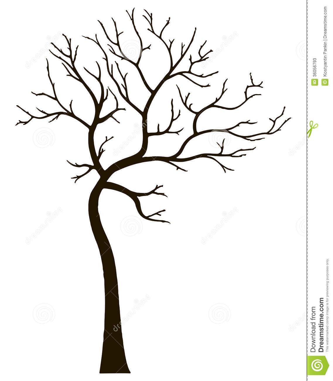 Clipart Tree Without Leaves Tree No Leaves Clip Art  