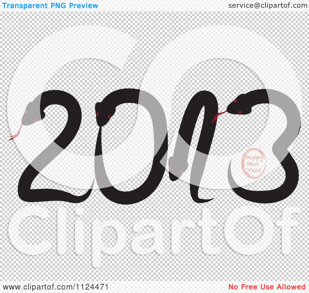 Happy New Year 2013 Clipart Black And White Royalty Free Clipart