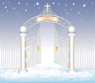 Heaven Gates Nice Picture Of Heaven Gates With Jesus Cross