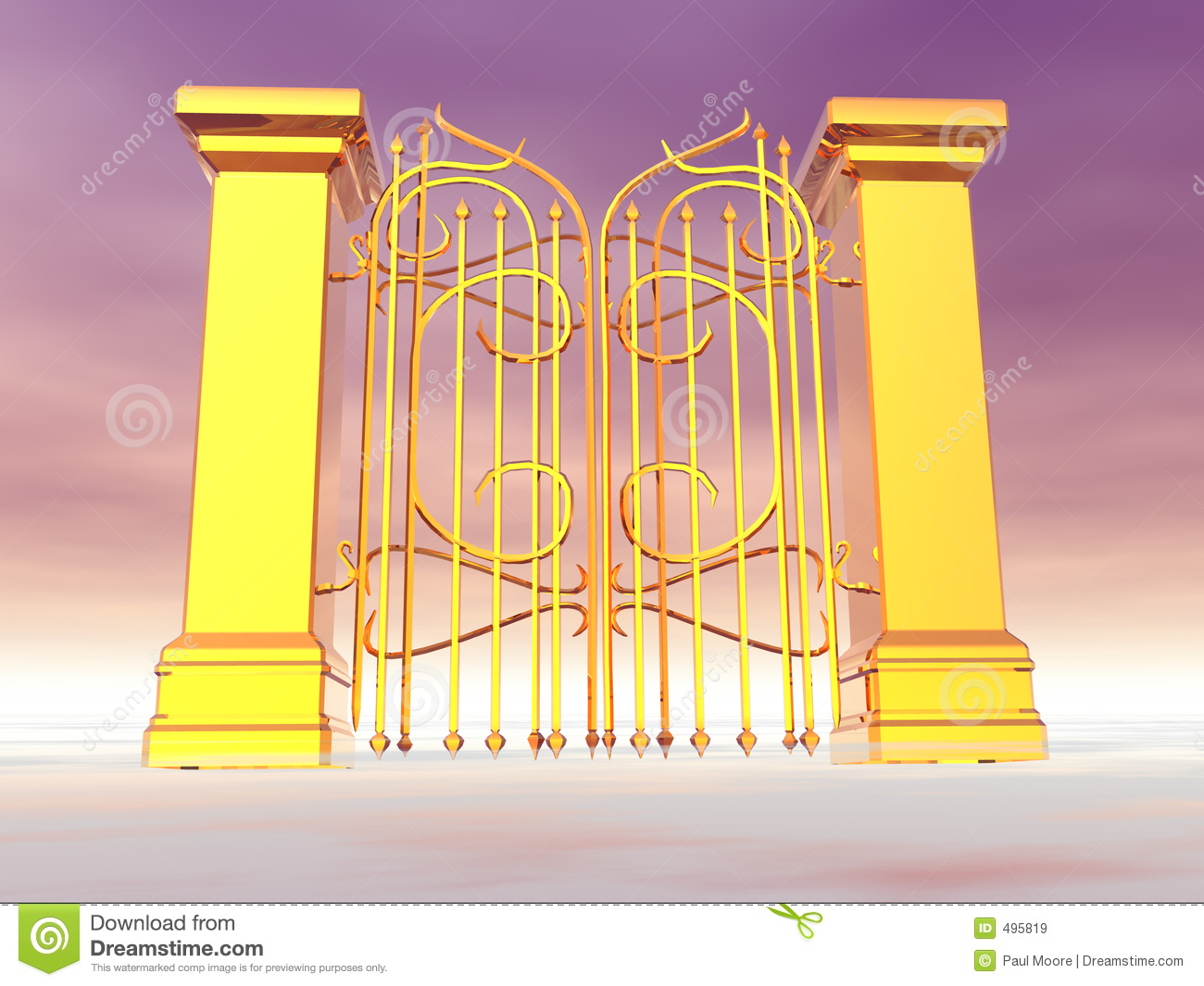 Heaven S Gate Royalty Free Stock Images   Image  495819