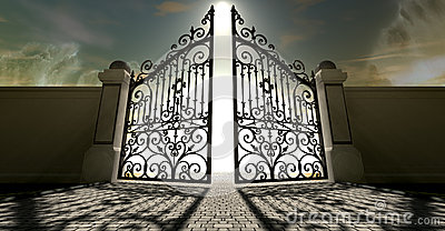 Pearly Gates Of Heaven Clipart Heavens Open Ornate Set Picture