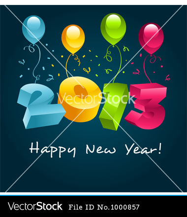 Year 2013 Free Vector On Happy New Year 2013 Vector 1000857 By Mictoon