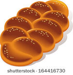 Bread Clip Art Vector Braided Yeast Bread   28 Graphics   Clipart Me