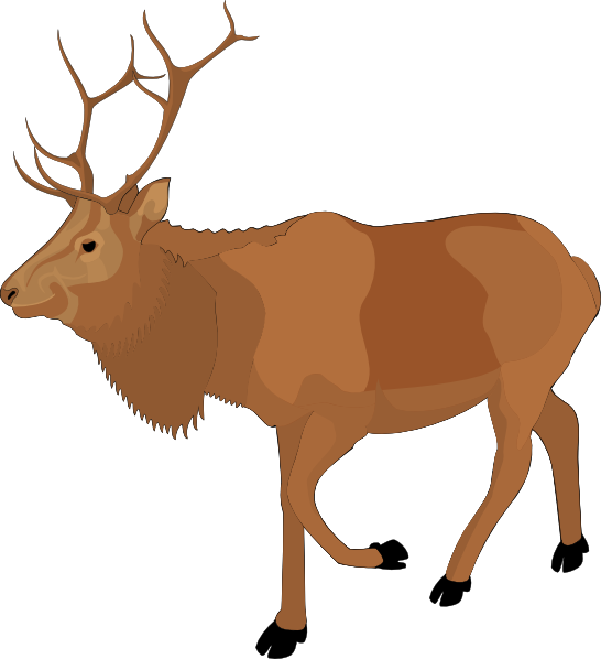 Brown Moose Clip Art At Clker Com   Vector Clip Art Online Royalty