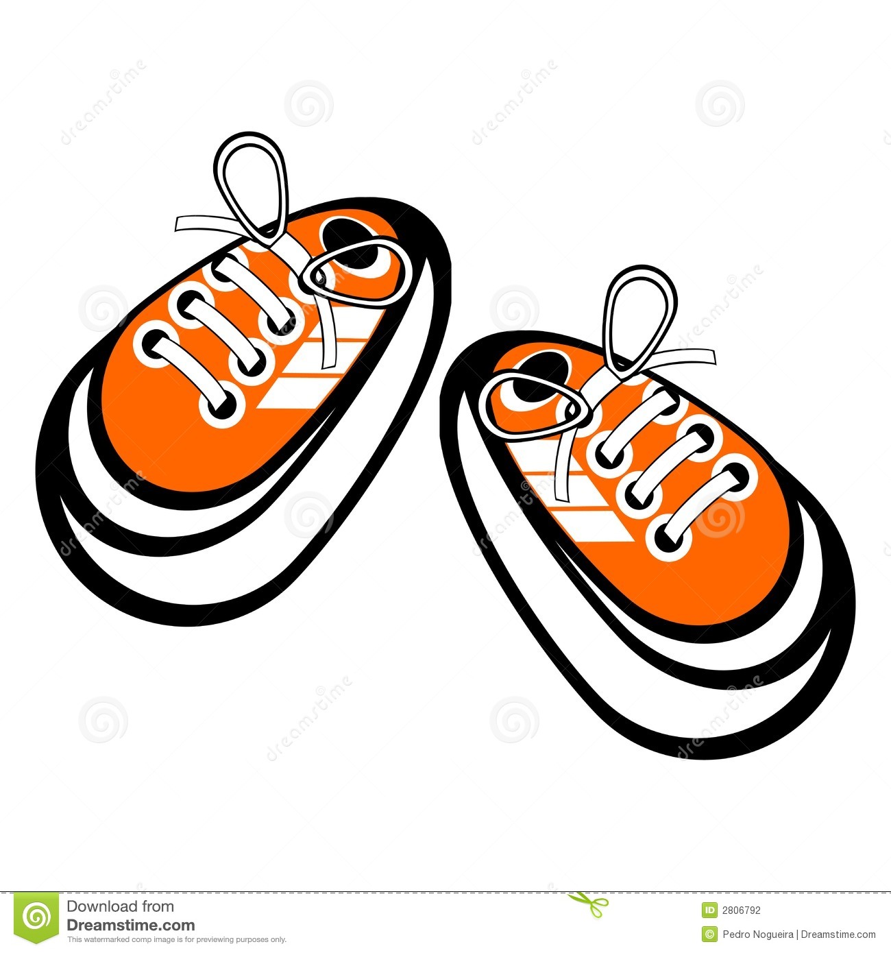 Cartoon Sneakers Clip Art Nike Running Shoes Clipart