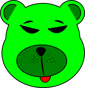 Green Bear Clip Art  Png And Svg