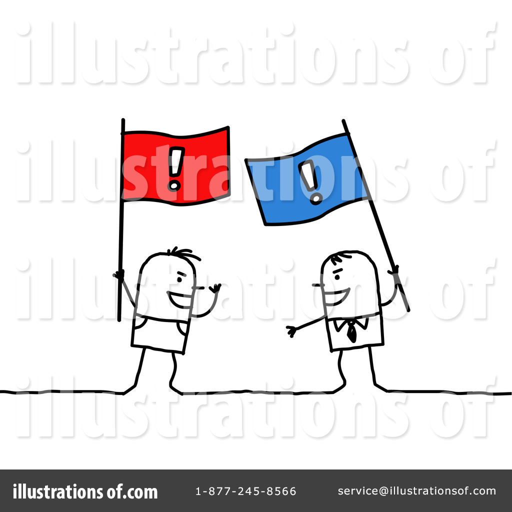 Royalty Free Rf Argument Clipart Illustration By Nl Shop Stock Sample