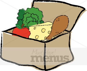 Word Tweet Boxed Lunch Clipart Charming And Delectable A Boxed Lunch