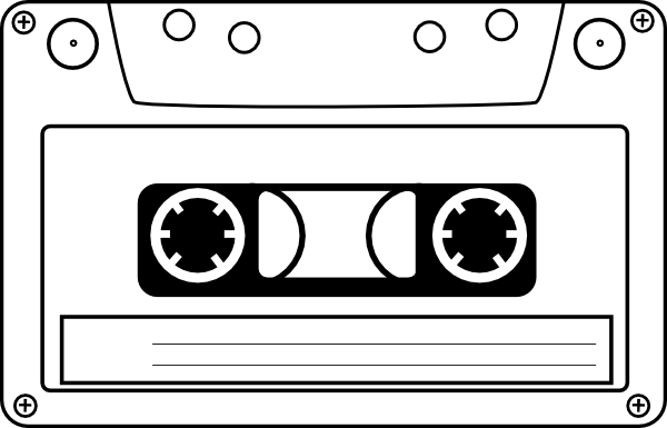 Cassette Audio Tape Clip Art At Clker Com   Vector Clip Art Online