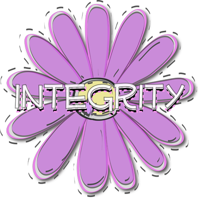 Clip Art   Integrity Flower Purple Lds Yw Young Women Value 402 400