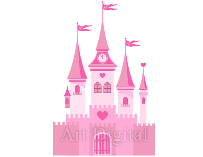 Disney Princess Castle Clipart