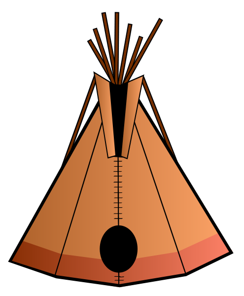 Teepee 2   Http   Www Wpclipart Com Buildings Homes Teepee 2 Png Html