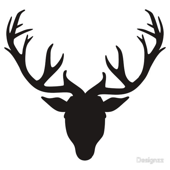 Deer Antlers Clipart Black And White   Clipart Panda   Free Clipart