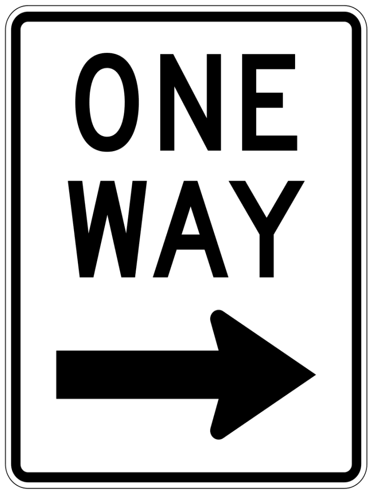 One Way Sign Right   Http   Www Wpclipart Com Page Frames Full Page