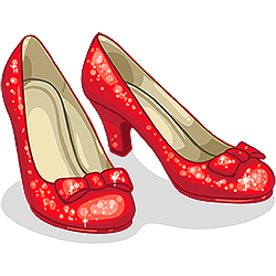 Ruby Slippers Clip Art   Clipart Best
