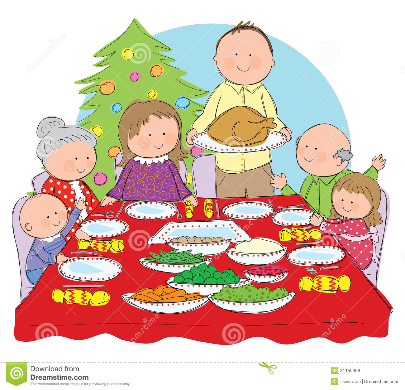 Christmas Dinner Royalty Free Stock Image   Image  31150356